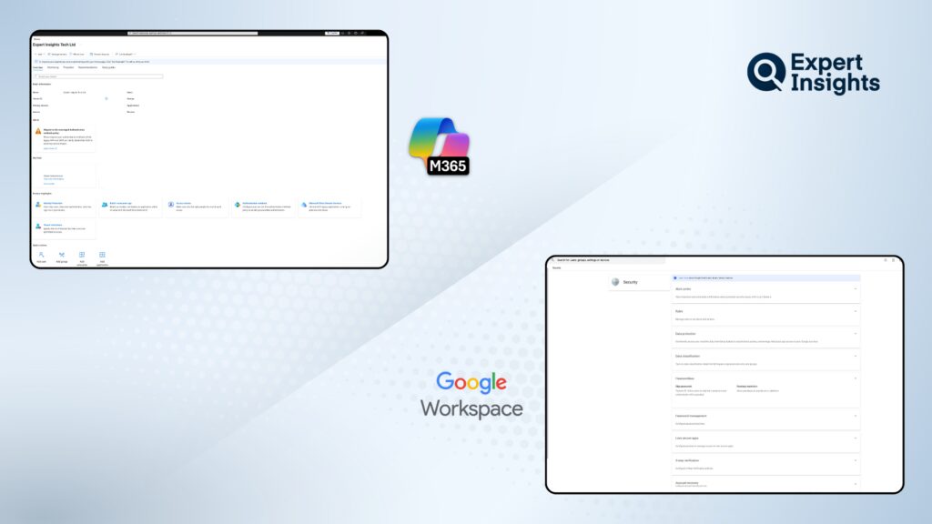Microsoft Entra ID vs Google Admin Security