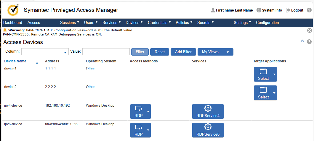 Broadcom Dashboard