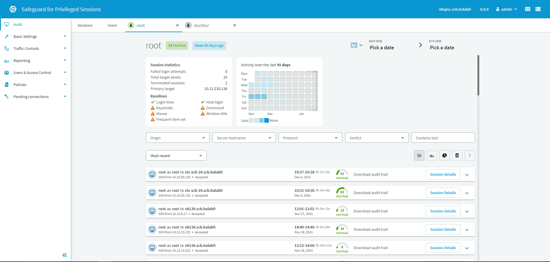 OneIdentity Dashboard