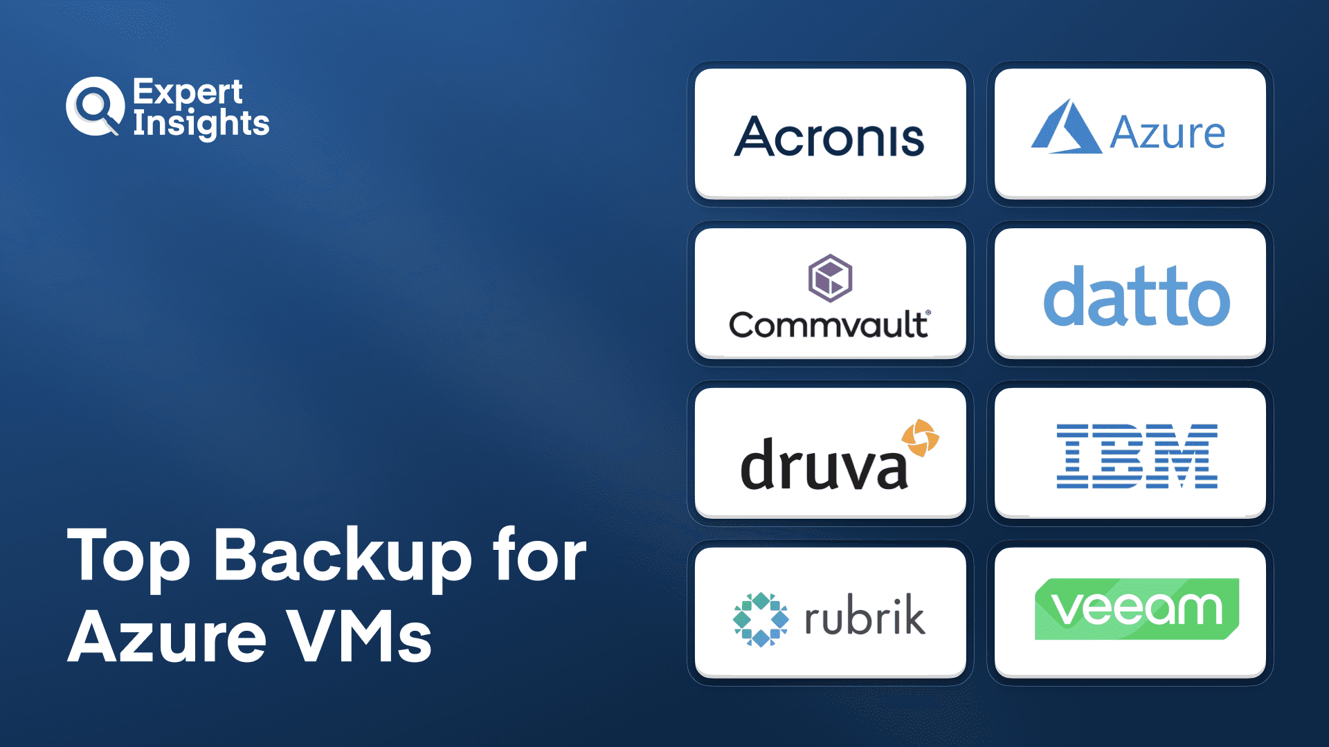 The Top 8 Backup Solutions For Microsoft Azure VMs