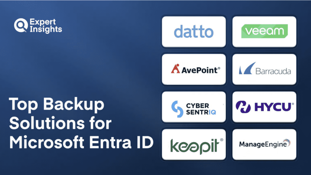 Top 8 Backup Solutions for Microsoft Entra ID
