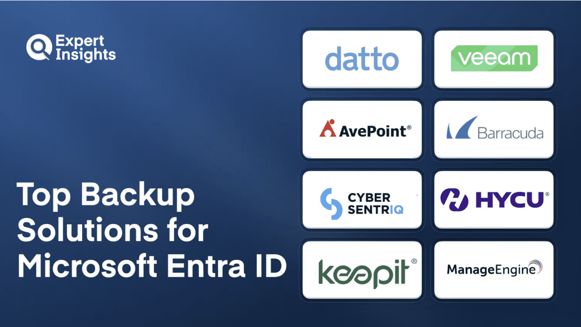 Top 8 Backup Solutions for Microsoft Entra ID