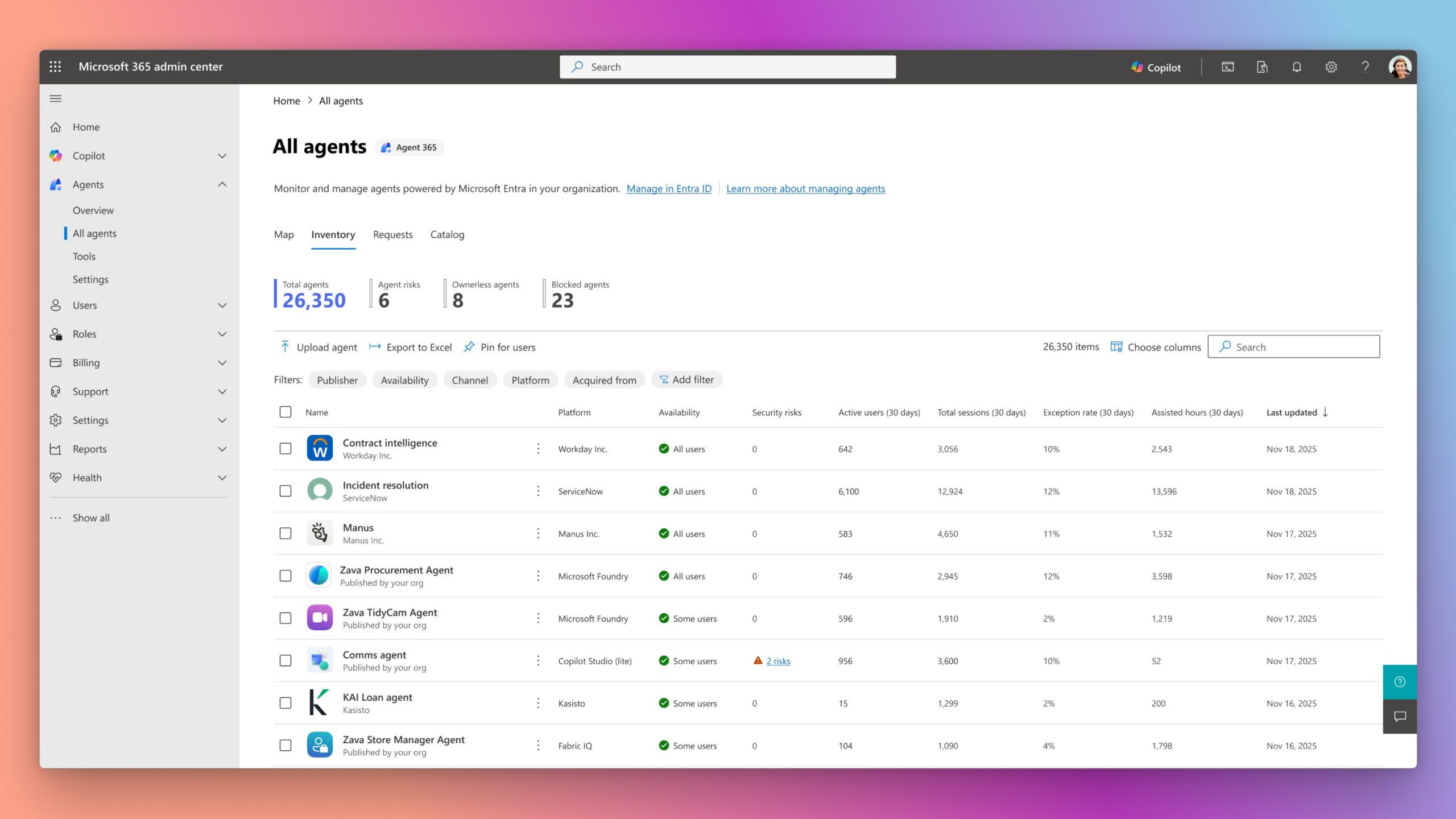 Microsoft Ignite Dashboard