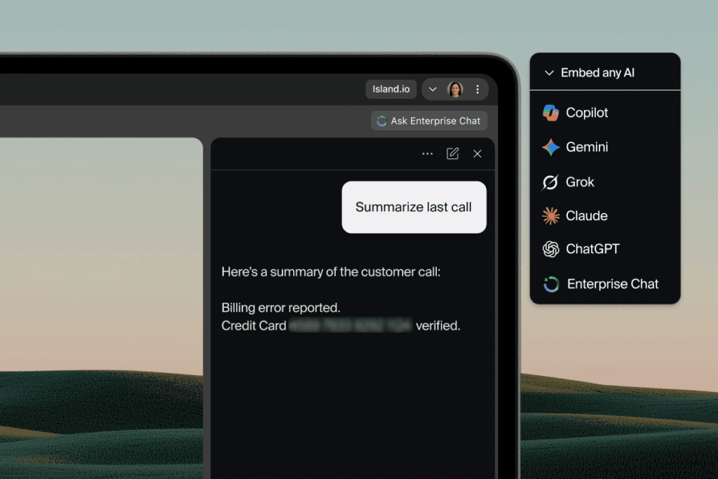 Island Enterprise AI Browser