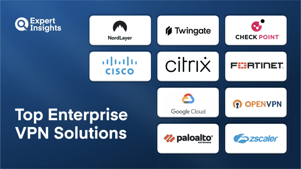 Best 10 Enterprise VPN Solutions For Business (2026)