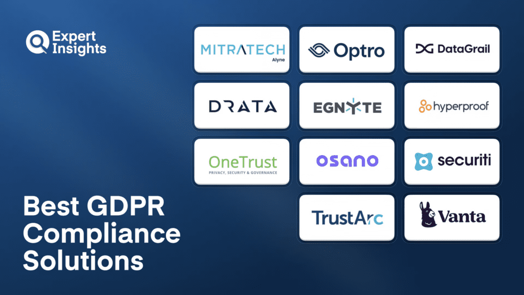 Best 11 GDPR Compliance Solutions For Business (2026)