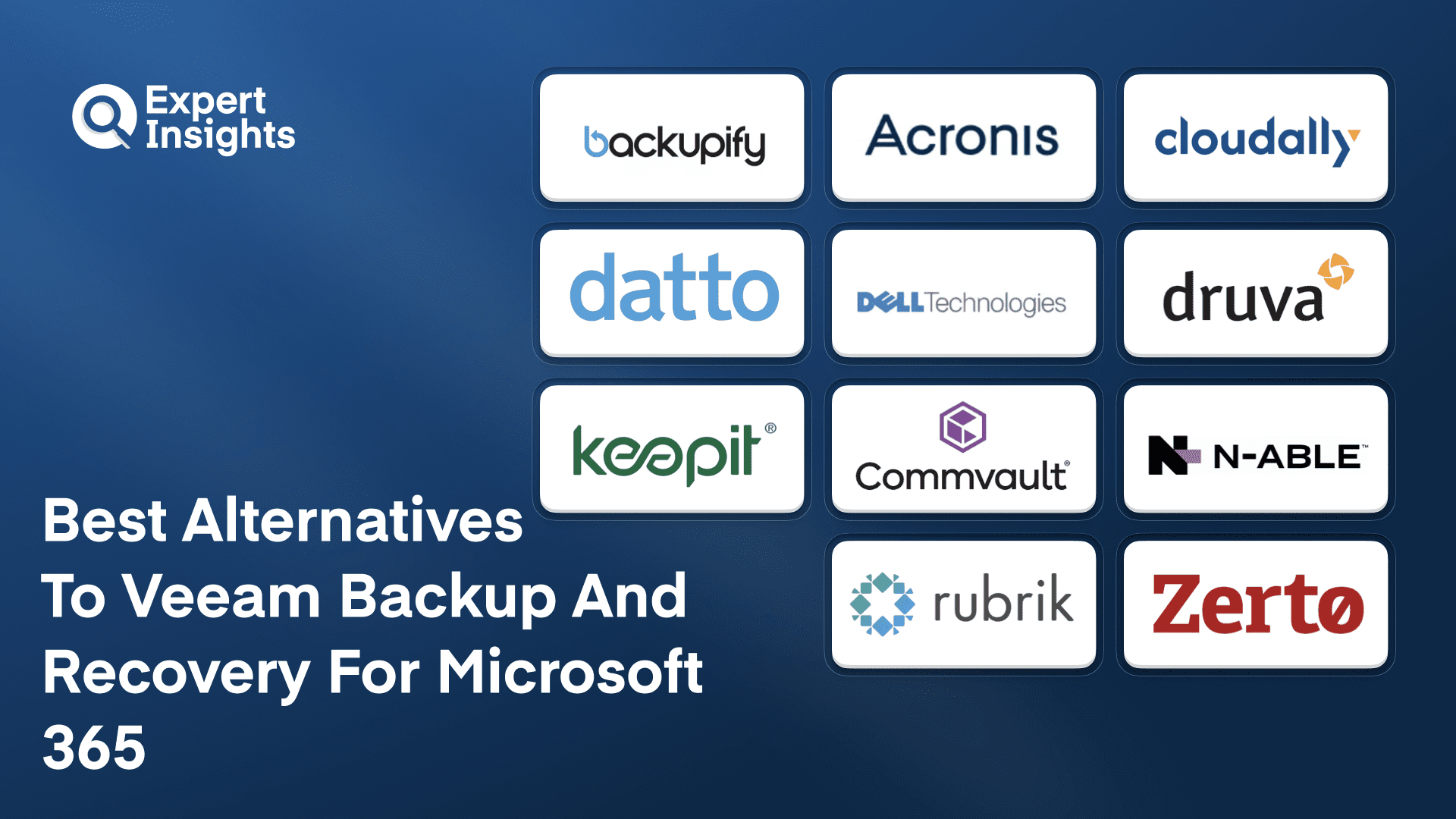 Best Alternatives To Veeam Backup And Recovery For Microsoft 365